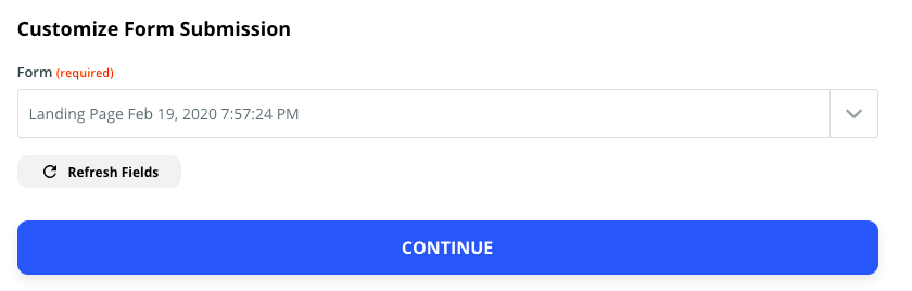 Leadpages Zap Custom Form