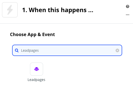 Leadpages Zap