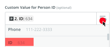Pipedrive Custom Person ID