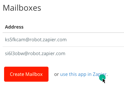 Mailparser Zap