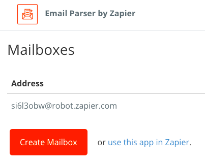 Parser Zapier Mailbox